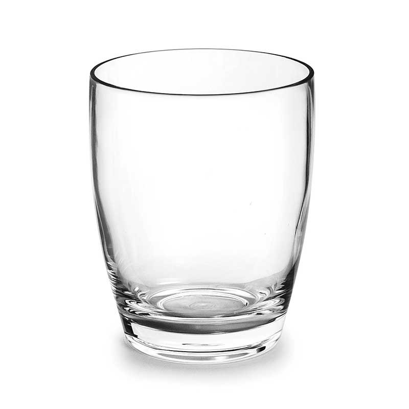 Vikko Vasos para beber vasos de 107 onzas paquete de 6 vasos de vidrio  transparente para agua o jugo elegante vaso de vidrio y vasos de agua para